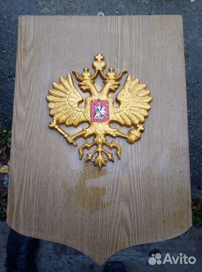 Герб России литье