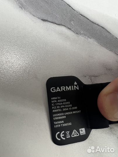 Неисправный пульсометр Garmin hrm tri