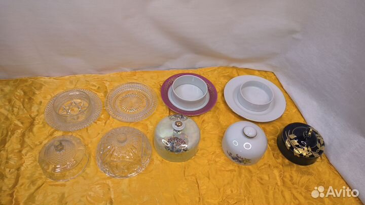 Маслёнка хрусталь ГДР