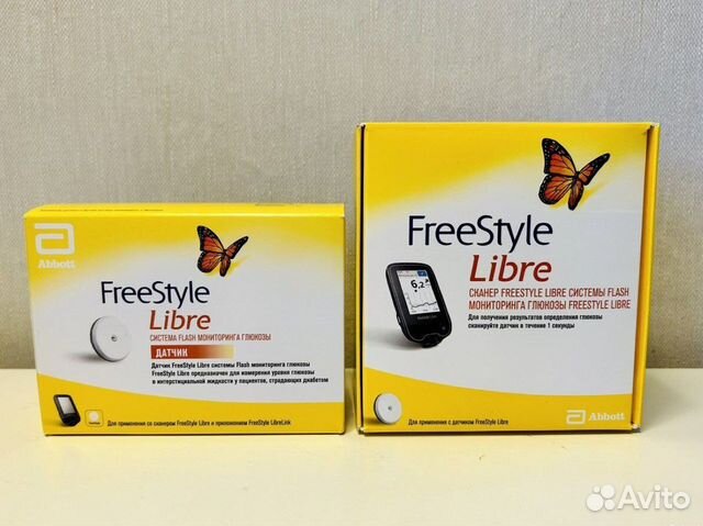 Датчик+сканер (ридер) Freestyle Libre 1. Россия