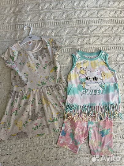 Пакет вещей на девочку 110