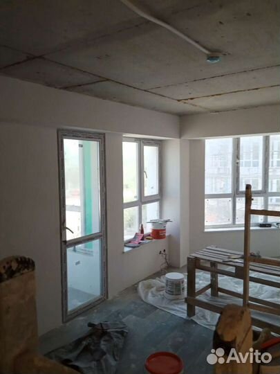 Ремонт квартир.Штукатурка,шпатлёвка.обои и другое