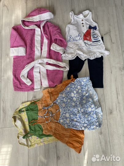Вещи пакетом на девочку 110 -128