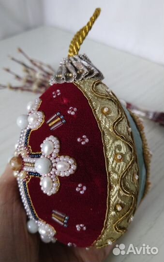 Яйцо к Пасхе бисер