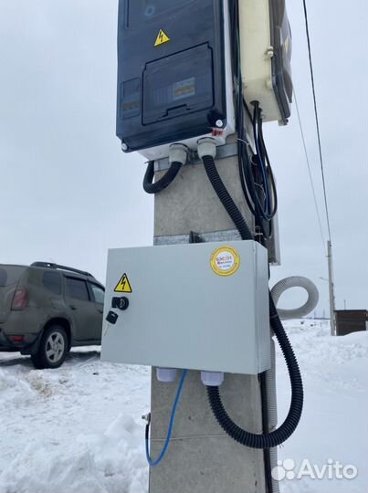 Подключение электросети на участок ижс