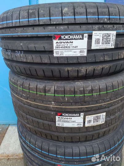Yokohama Advan Sport V107 285/45 R22 и 325/40 R22