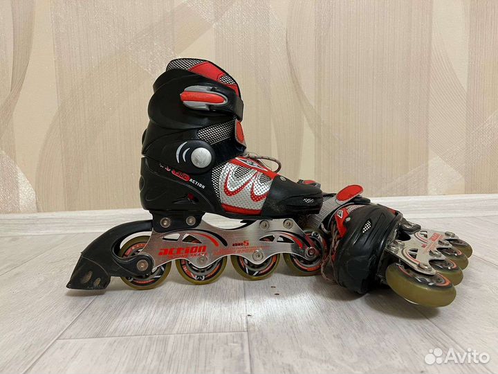 Роликовые коньки детские раздвижные