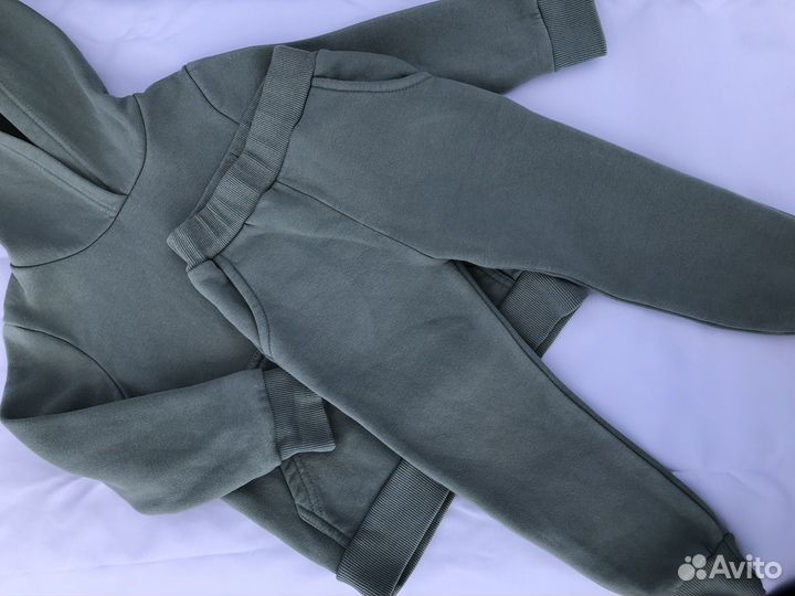 Костюм футер детский теплый 86