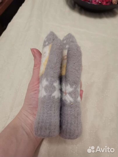 Варежки зимние детские 2 года