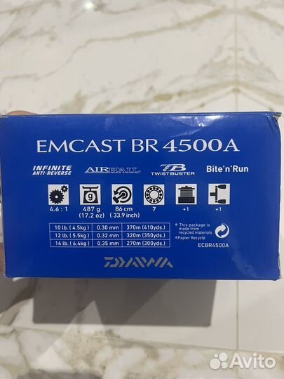 Катушка Daiwa Emcast BR 4500A