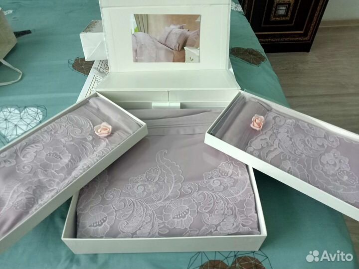 Постельное белье Elmas лиловый