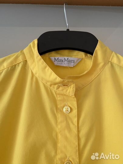 Рубашка желтая Max Mara