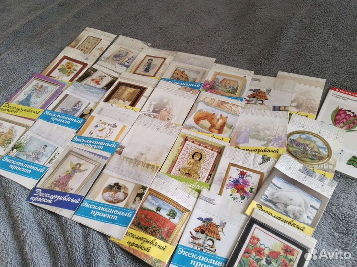 Схемы для вышивки крестом. 28 штук