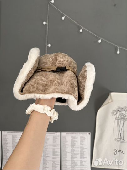 Шапка с ушками