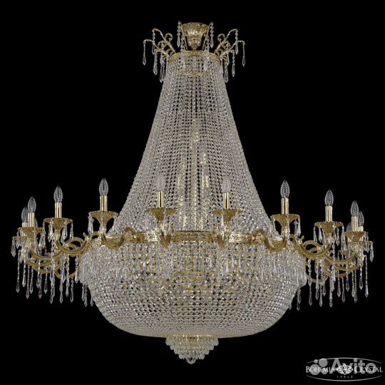 Люстра хрустальная 2227H201/20/160IV/Y1 G Bohemia