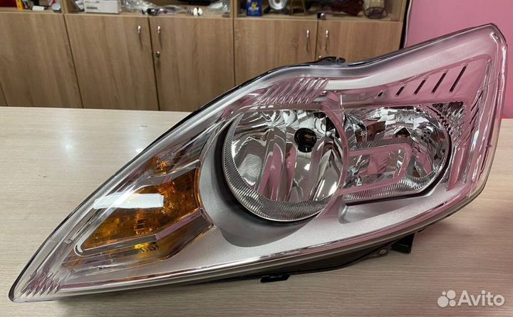 Форд Фокус 2 фара хром левая новая 2007-2011