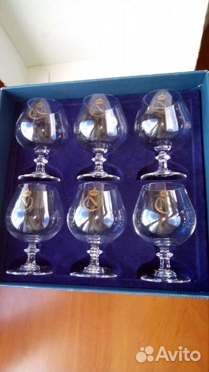 Vintage Новый набор хрустальный Франция