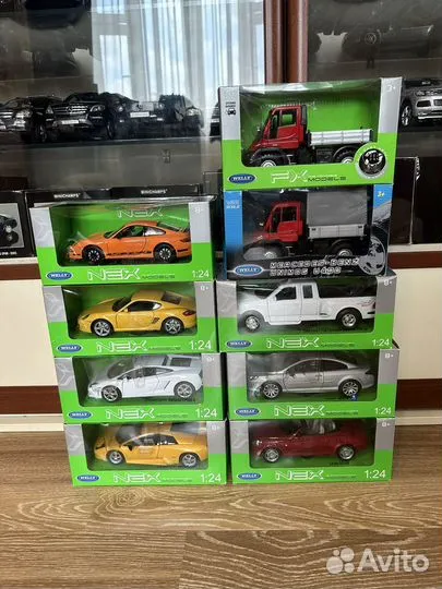 1:24 Welly: Porsche, Lamborghini, Ford, Peugeot