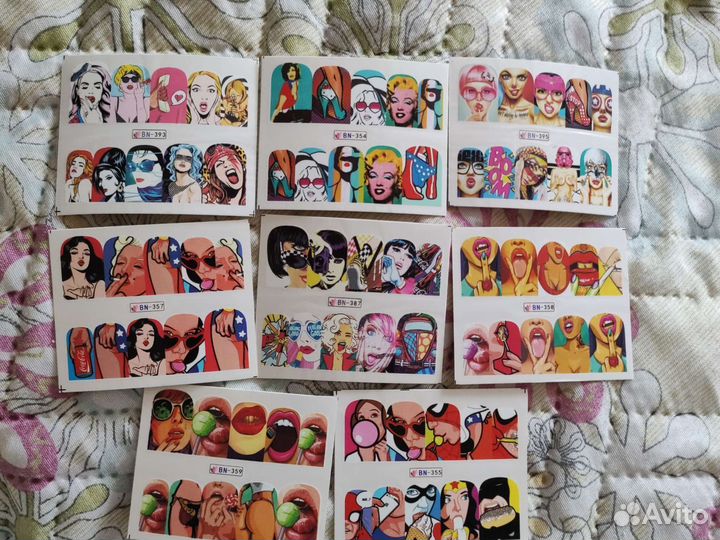 Наклейки на ногти 1