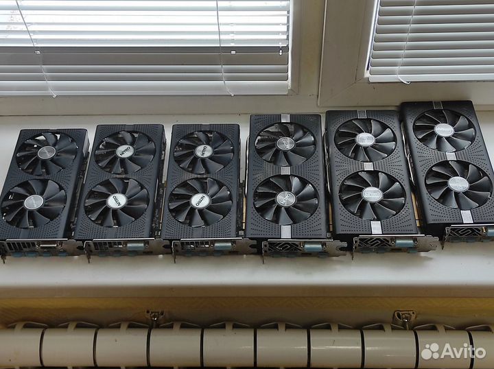 Видеокарты Sapphire nitro+ Radeon RX570 8G gddr5 D