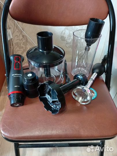 Блендер погружной scarlett 4 в 1 Новый