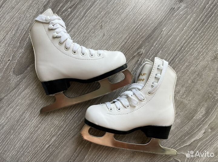 Коньки для фигурного катания белые 26 размер