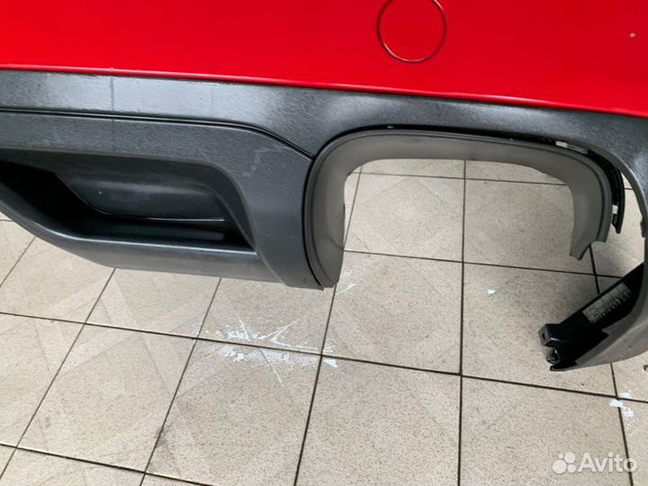 Накладка бампера зад. Porsche Cayenne