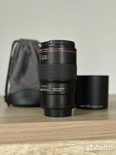 Canon EF 100mm f/2.8L Macro IS USM (как новый)