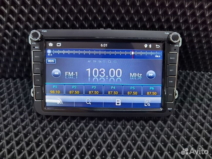 Android магнитола Volkswagen Skoda IPS экран Новая