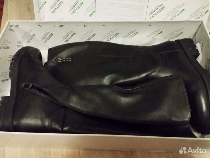 Зимние женские сапоги 38 натуральная кожа