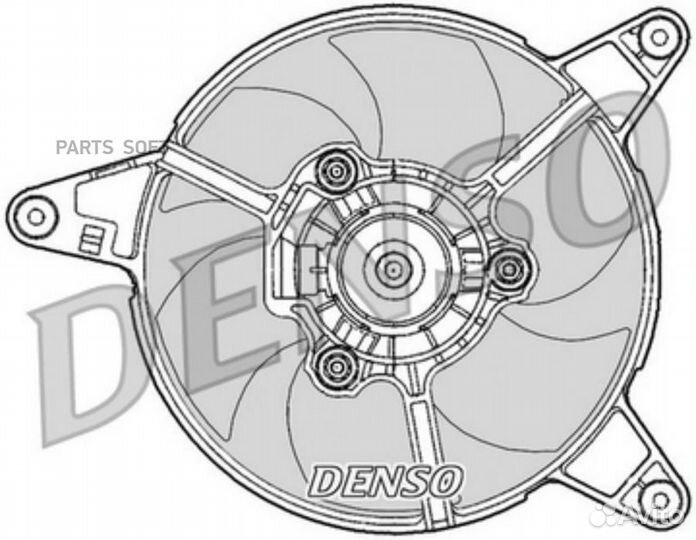 Вентилятор радиатора fiat Panda (141) 1.0 05.86-;