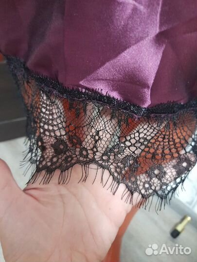 Халат+сорочка шелк размер 56