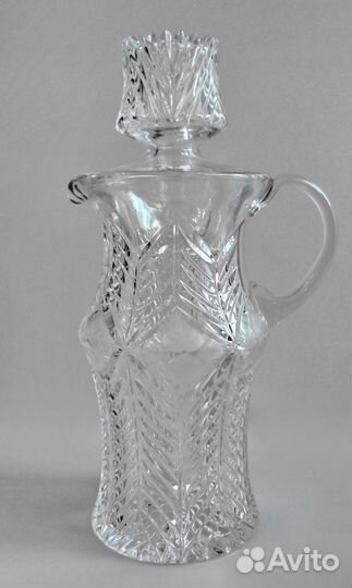 Кувшин хрустальный Чехословакия эпоха СССР