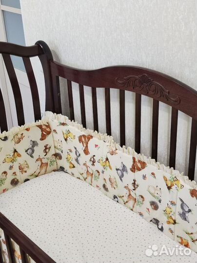 Бортики в детскую кроватку новые