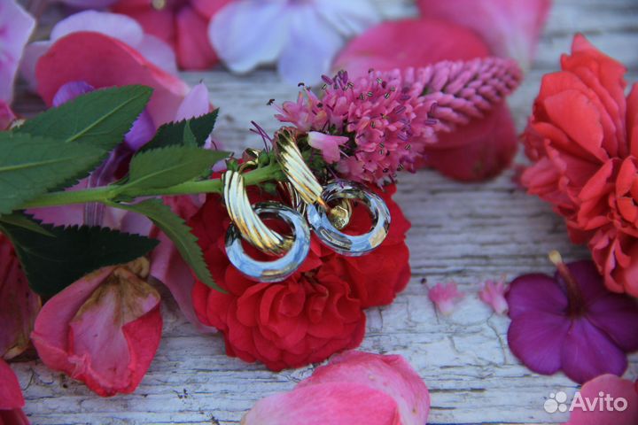 Серьги бублики