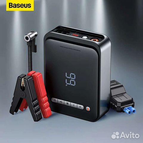Baseus 2 in 1 Car Jump Starter, Air Compressor