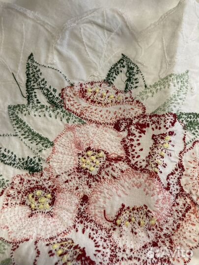 Скатерть винтаж вышивка ручная