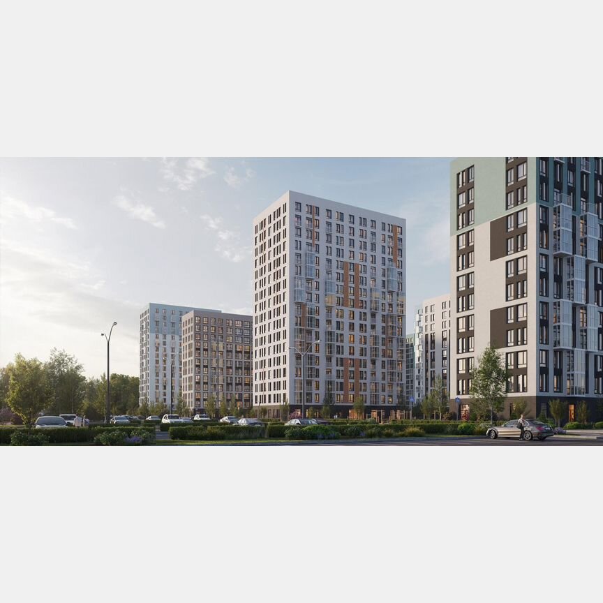 2-к. квартира, 64,4 м², 2/18 эт.