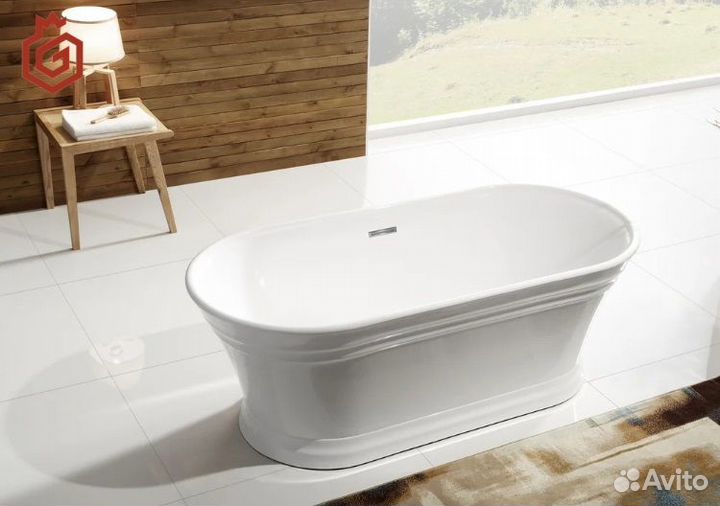 Ванна акрил отдельностоящая BelBagno BB402 170x80