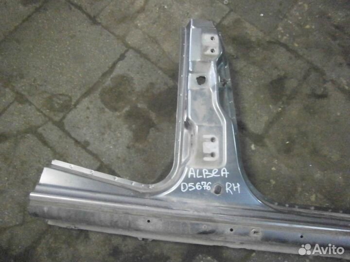 Порог со стойкой правый Fiat Albea