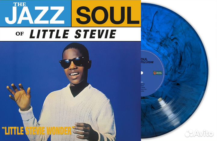 Виниловая пластинка Stevie Wonder - The jazz soul of little stevie (Blue Marble Vinyl LP)