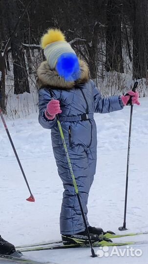 Зимний комбинезон для девочки 128 бу
