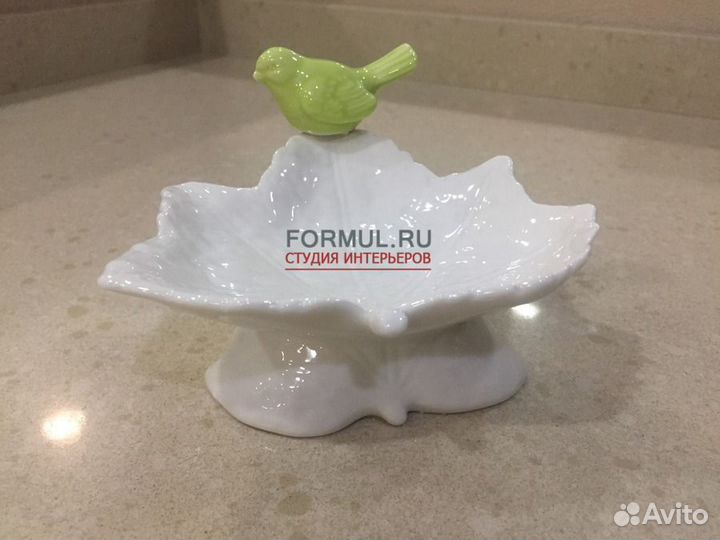 227684 Блюдо Птичка