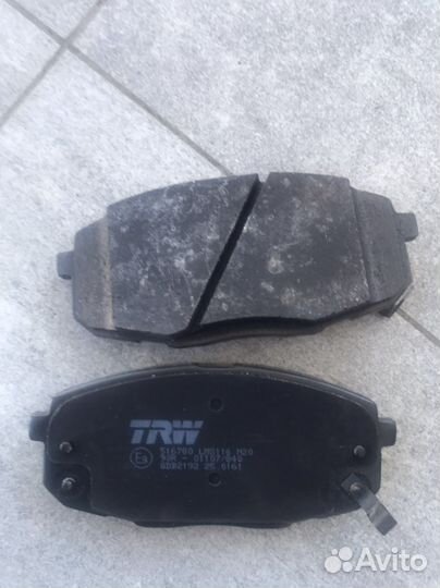 Тормозные колодки на hyundai creta