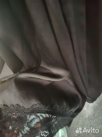 Халат женский атласный