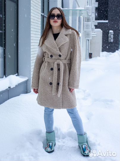 Люкс. Новая эко шуба Тедди