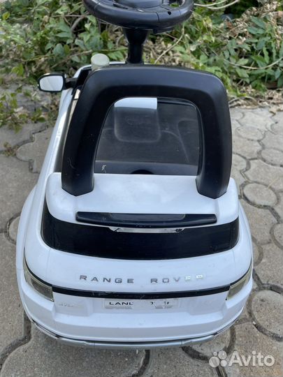 Rivertoys Детский толокар Lang Rover / цвет белый