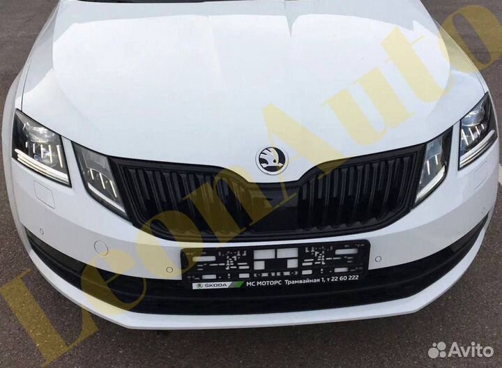 Капот на Skoda Octavia A7 2013-2020 Белый