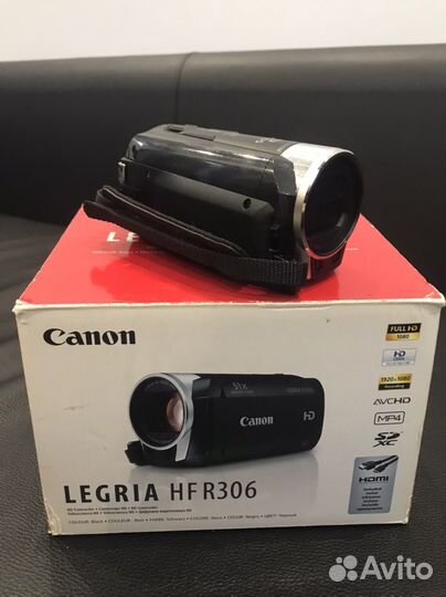 Видеокамера canon legria hf r306