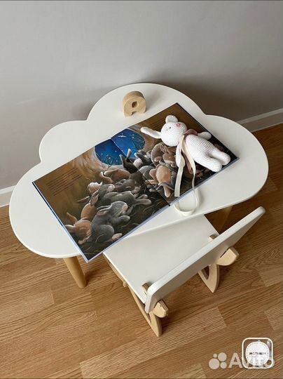 Стол детский и стул новый Облачко